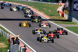 Start: Nigel Mansell, Williams, lider