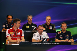 Conferenza Stampa FIA: Giampaolo Dall'Ara, Responsabile Ingegneri di Pista Sauber F1 ; Nick Chester,