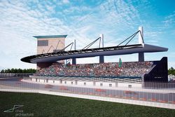 Il rendering dell'ipotizzato autodromo azero di Baku