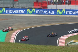 Lewis Hamilton, McLaren Mercedes drives off the circuit
