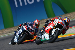 Jack Miller, Team LCR Honda; Hector Barbera, Avintia Racing