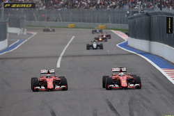 Kimi Raikkonen e Sebastian Vettel, Ferrari