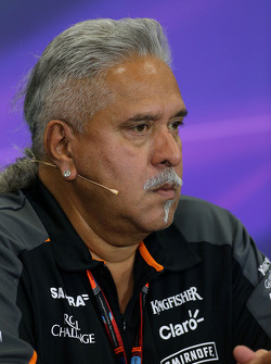 Vijay Mallya, Teambesitzer, Sahara Force India