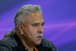 Vijay Mallya, dueño del Sahara Force India