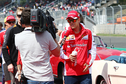 Sebastian Vettel, Ferrari nella drivers parade