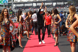 Nico Rosberg, Mercedes AMG F1, bei der Fahrerparade
