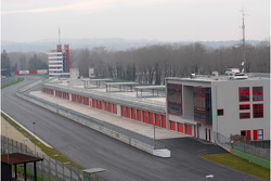 Imola circuit and new pit construction