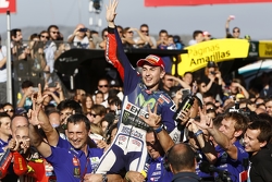 El ganador y campeón del mundo 2015, Jorge Lorenzo, Yamaha Factory Racing