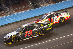 Martin Truex Jr., Furniture Row Racing Chevrolet; Michael Annett, Hscott Motorsports Chevrolet