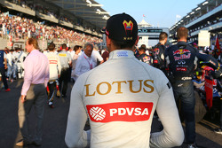 Pastor Maldonado, Lotus F1 Team sulla griglia