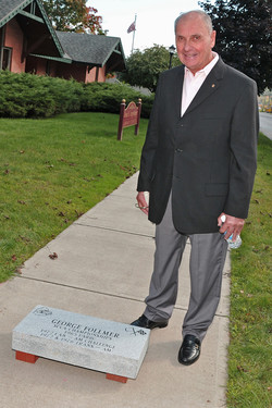 George Follmer is inducted into the Watkins Glen Walk of Fame at the International Motor Racing Research Center