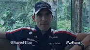 Pastor Maldonado previews the Malaysian GP by answering Twitter questions @WilliamsF1Team Pastor Maldonado previews the Malaysian GP by answering Twitter questions @WilliamsF1Team