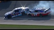 NASCAR Crash | Elliot Sadler and Brett Butler make contact at Chicagoland (2013) NASCAR Crash | Elliot Sadler and Brett Butler make contact at Chicagoland (2013)