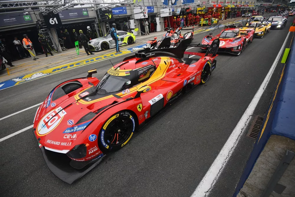 #50 Ferrari AF Corse Ferrari 499P: Antonio Fuoco, Nicklas Nielsen, Miguel Molina