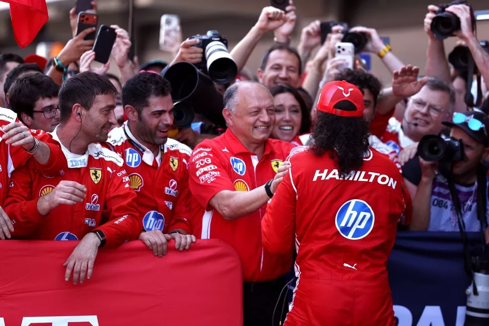 Frederic Vasseur, Ferrari, Lewis Hamilton, Ferrari