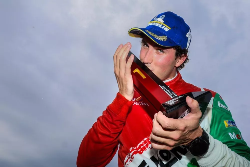 Andrea Bristot, vincitore gara 1 della PCCI a Misano