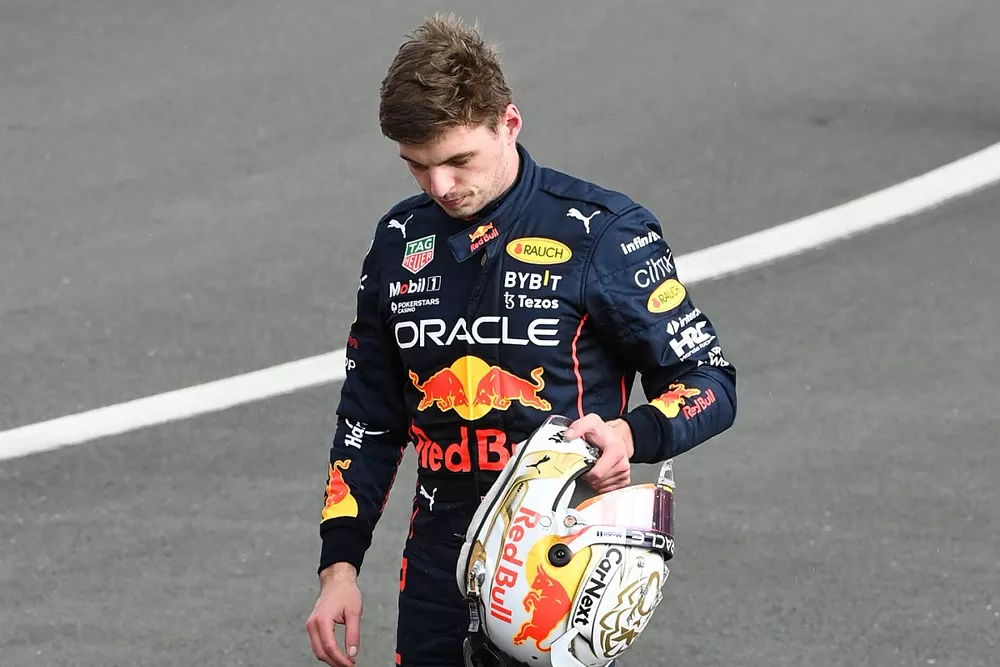 Max Verstappen, Red Bull Racing, en Parc Ferme