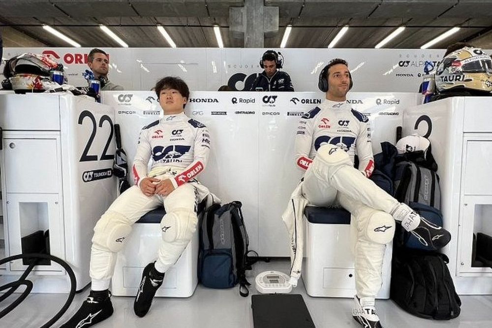 Yuki Tsunoda, Daniel Ricciardo, AlphaTauri