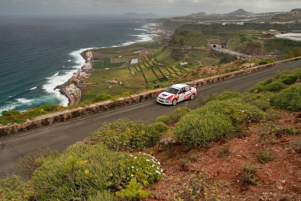 Carlos Padilla, Frank Blondeel, Mitsubishi Lancer Evo IX