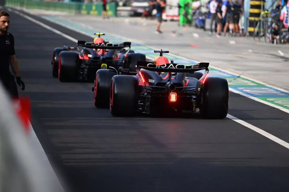 Sergio Perez en Max Verstapppen, Red Bull Racing RB20