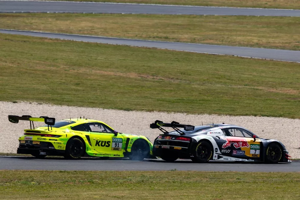 Thomas Preining, Manthey EMA Porsche 911 GT3-R, Ricardo Feller, Team ABT Sportsline Audi R8 LMS GT3