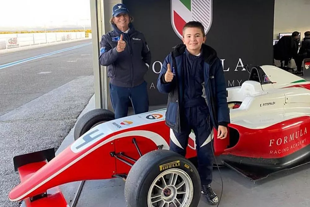 Emerson Fittipaldi y Emerson Fittipaldi Jr.