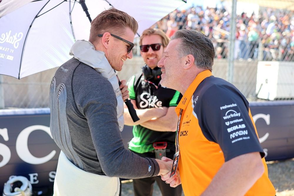 Zak Brown Apologizes to Nico Hulkenberg After US GP Sprint Crash