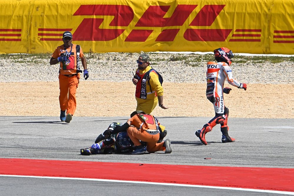 Accidente de Marc Márquez, Repsol Honda Team, Miguel Oliveira, RNF MotoGP Racing