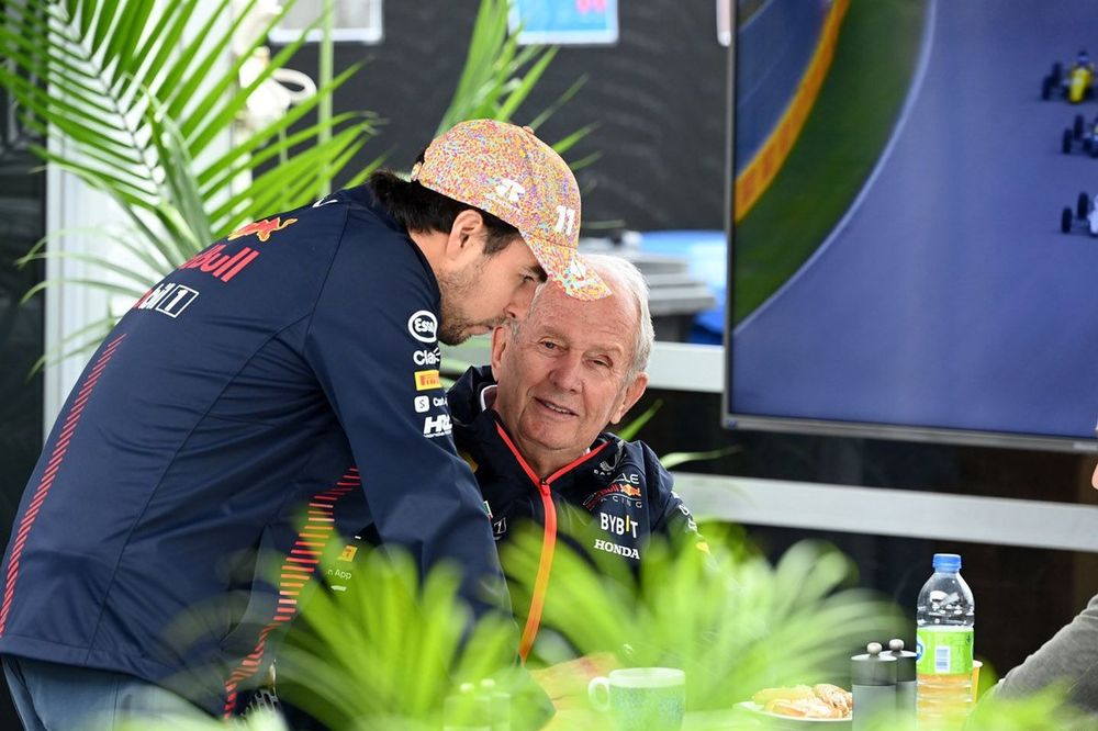 Sergio Pérez, Red Bull Racing Helmut Marko, Consultor, Red Bull Racing