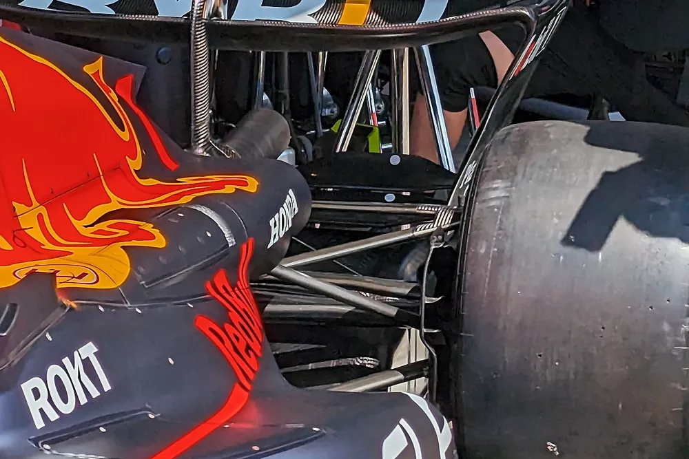 Red Bull Racing RB19, dettaglio tecnico