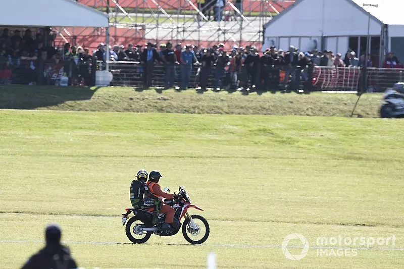 Johann Zarco, Monster Yamaha Tech 3, despu&eacute;s de la ca&iacute;da