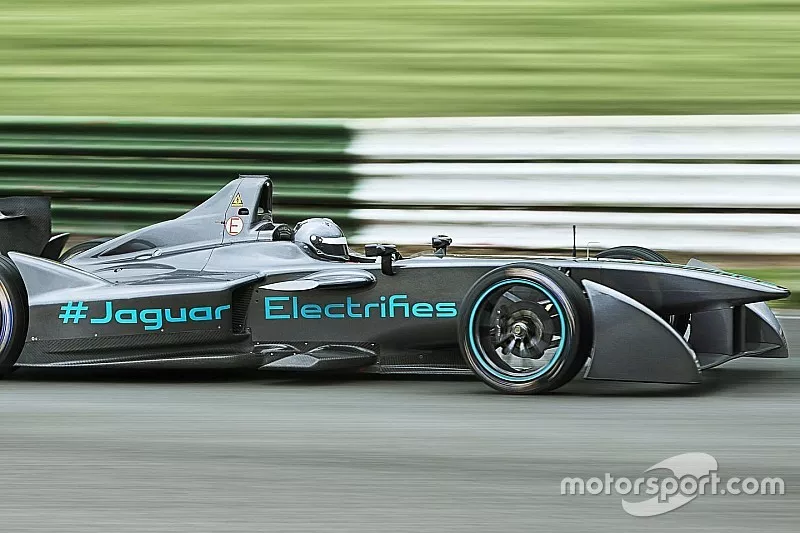 Test Formula E della Jaguar Racing
