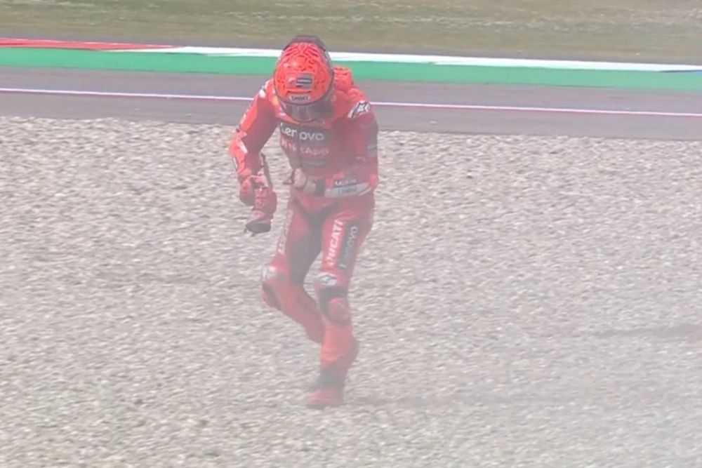 Ca&iacute;da Marc M&aacute;rquez Assen