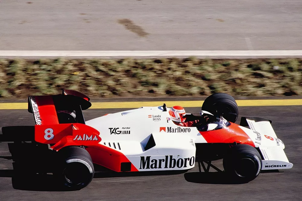Niki Lauda, McLaren MP4/2 TAG Porsche