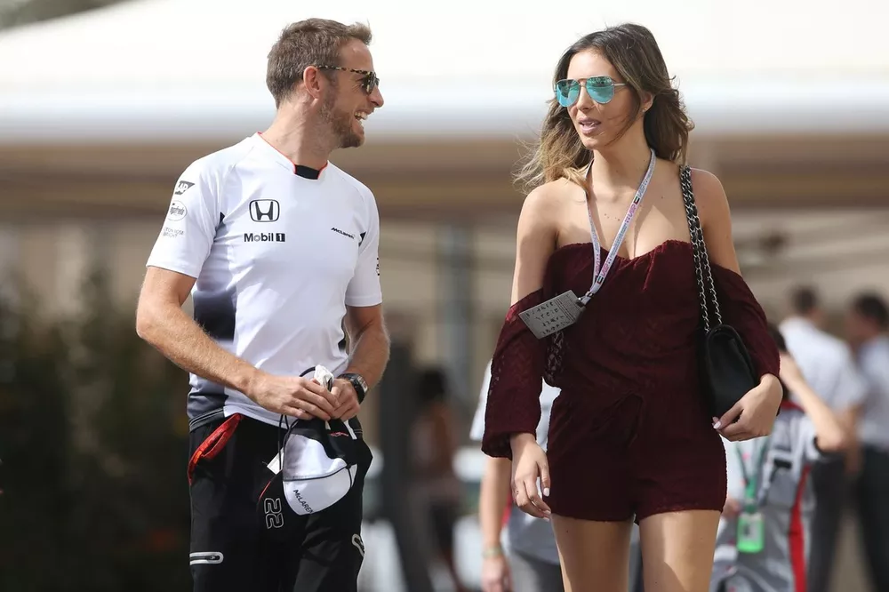 Brittny Ward, girlfriend of Jenson Button