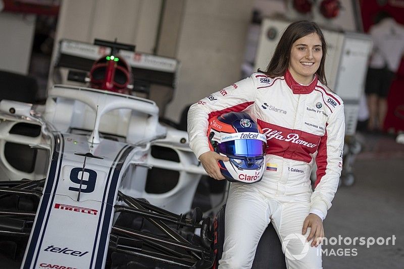 Tatiana Calderón, Sauber piloto de prueba