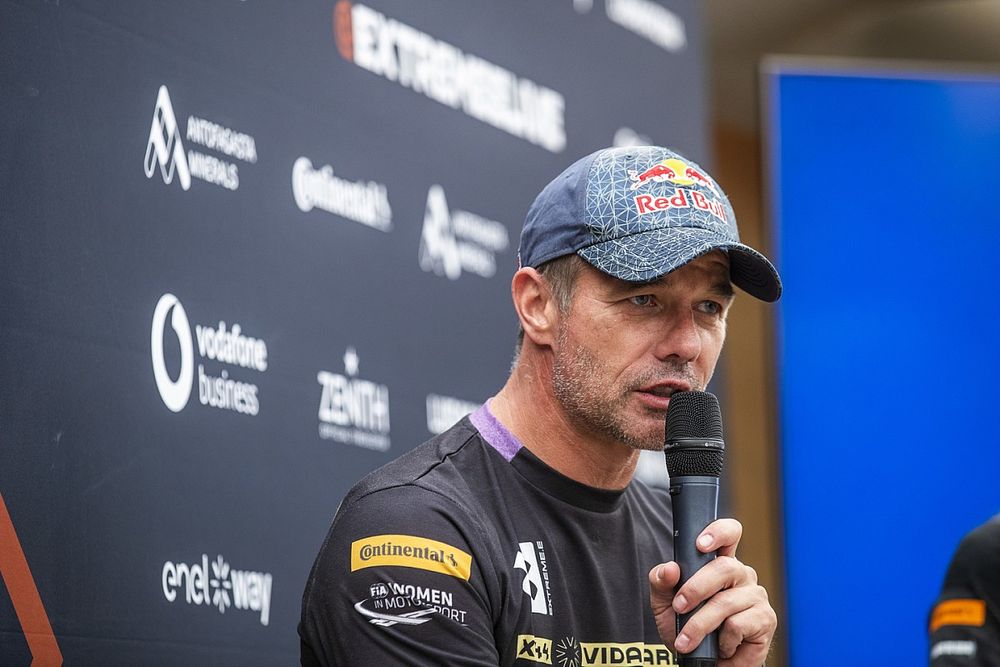 Conferencia de prensa después de la carrera. Sebastien Loeb, Equipo X44 