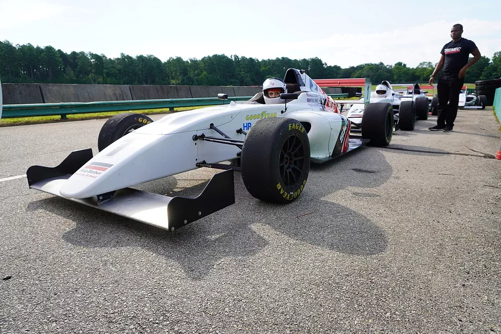 Jess McFadyen at Skip Barber Racing school