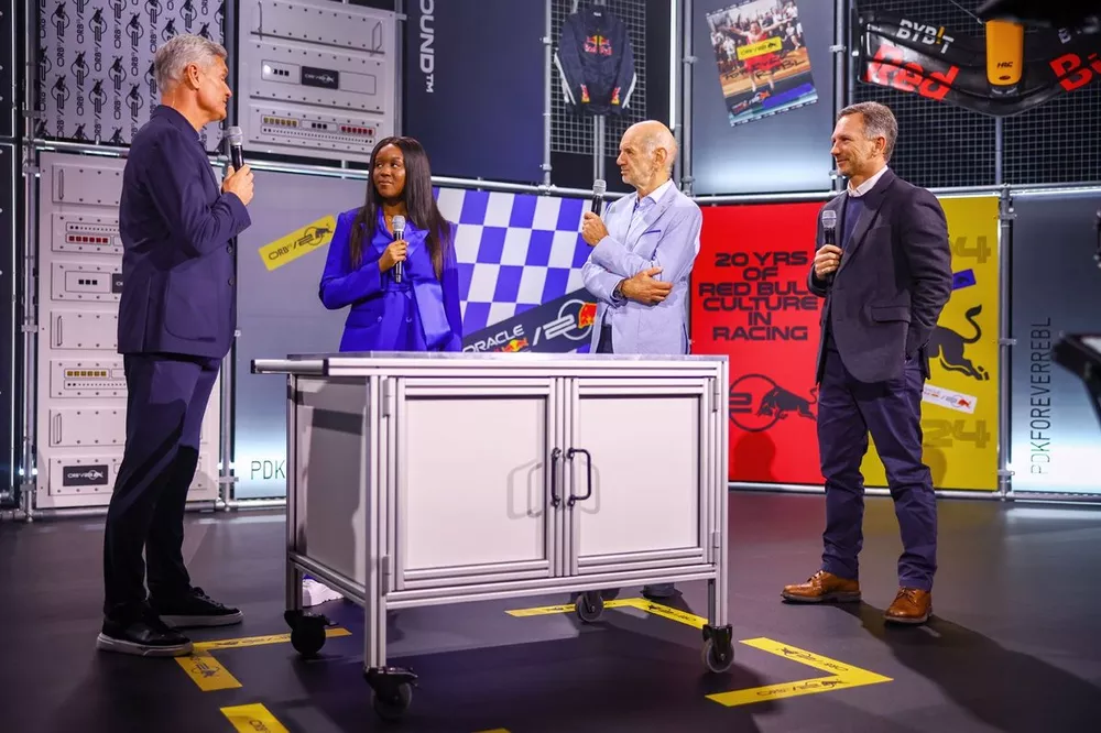 Christian Horner, Red Bull Racing Team Principal, Adrian Newey, Chief Technical Officer Red Bull Racing, David Coulthard