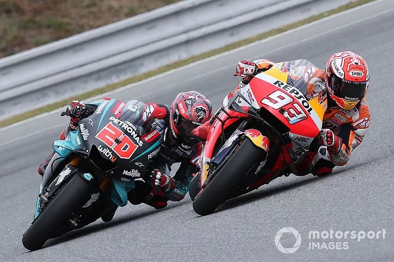 Marc Marquez, Repsol Honda Team, Fabio Quartararo, Petronas Yamaha SRT