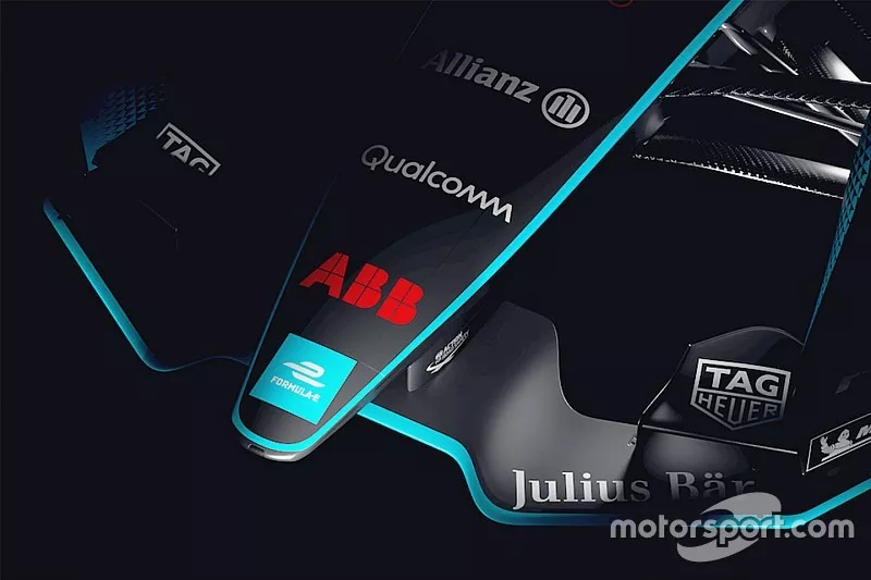 Coche de F&oacute;rmula E 2018/2019 en un teaser