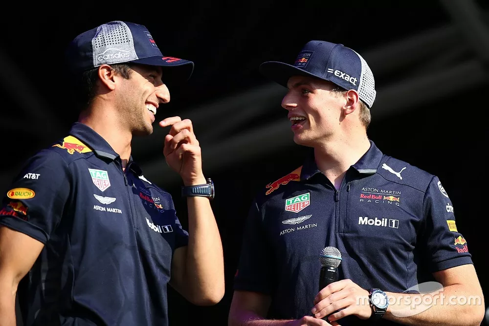 Max Verstappen et Daniel Ricciardo, Red Bull Racing