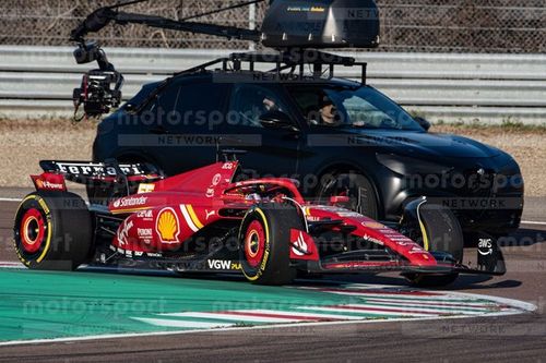 Filming day de Ferrari F1 con el SF-24 tras un breve shakedown