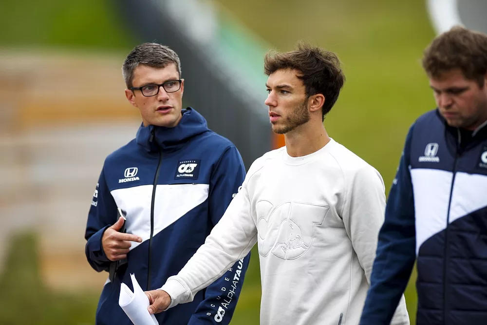 Pierre Gasly, AlphaTauri fait un tour de piste