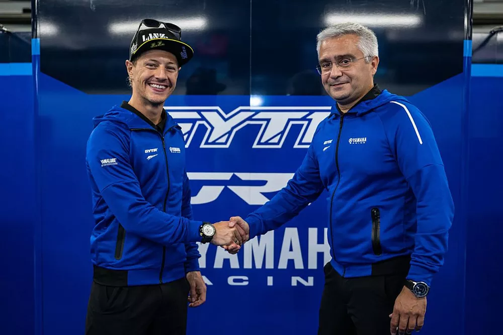 Dominique Aegerter, Yamaha WorldSBK, Andrea Dosoli, Yamaha Motor Europe Road Racing Manager