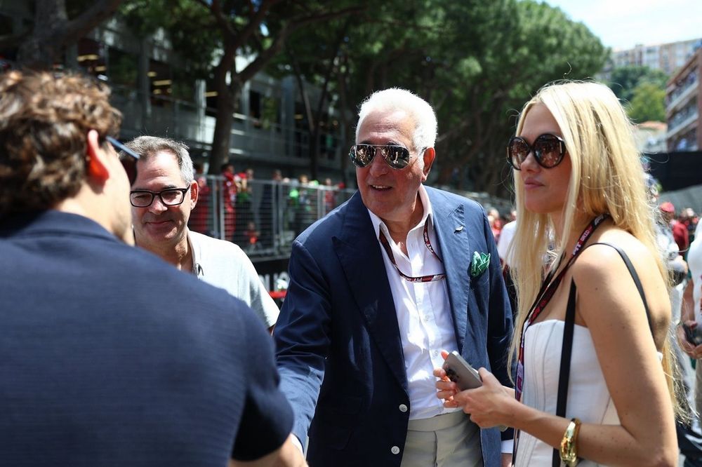 Lawrence Stroll, Owner of Aston Martin F1 Team on the grid
