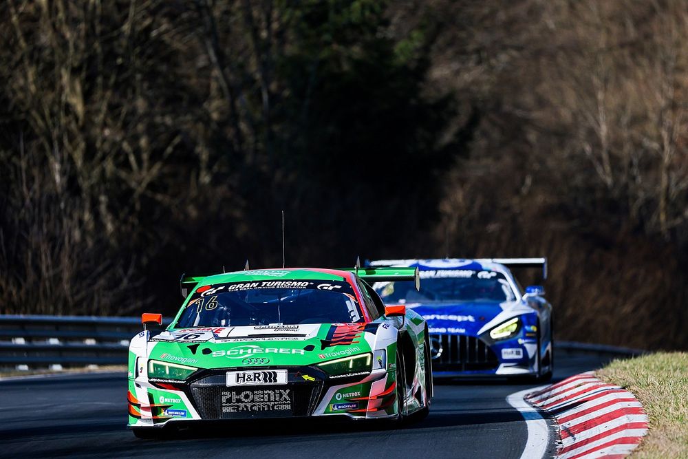 #16 Scherer Sport Team Phoenix Audi R8 LMS GT3: Jakub Giermaziak, Kim Luis Schramm, Ricardo Feller