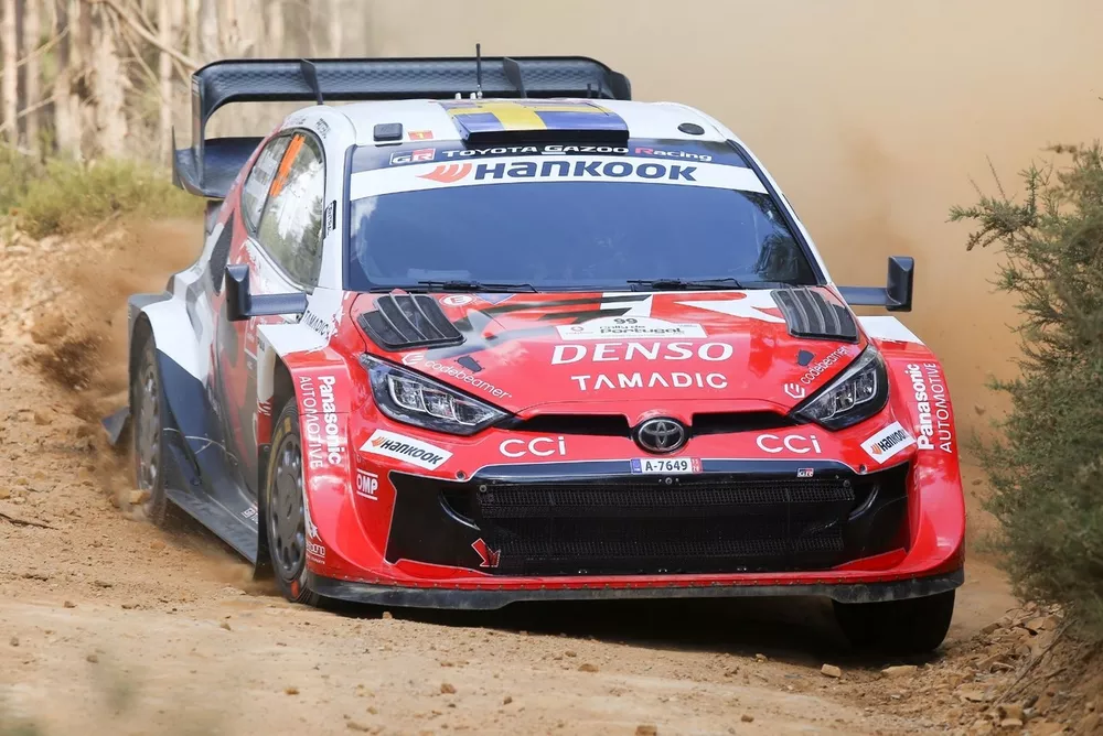 Oliver Solberg, Toyota, en el Rally de Portugal 2026