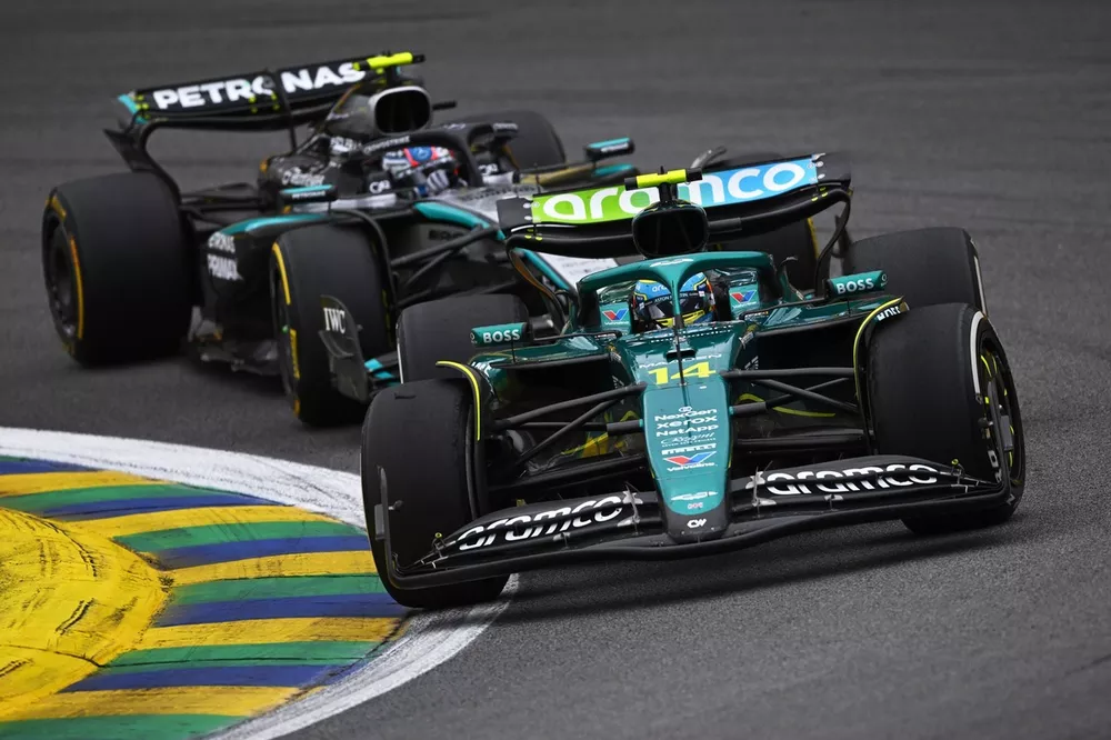 Andrea Kimi Antonelli, Mercedes, Fernando Alonso, Aston Martin Racing