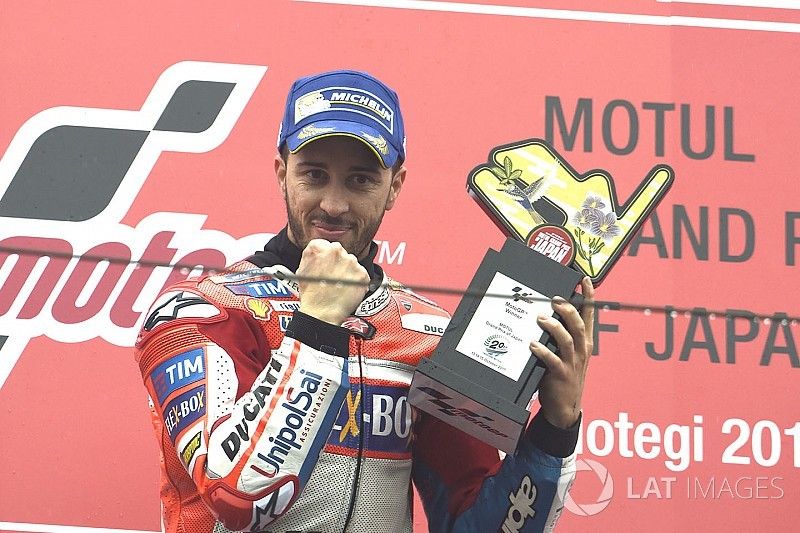 Podium: ganador, Andrea Dovizioso, Ducati Team
